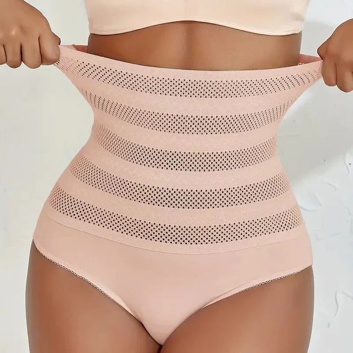 Culotte gainante taille haute femme en nylon sculptant pour la saison automnale