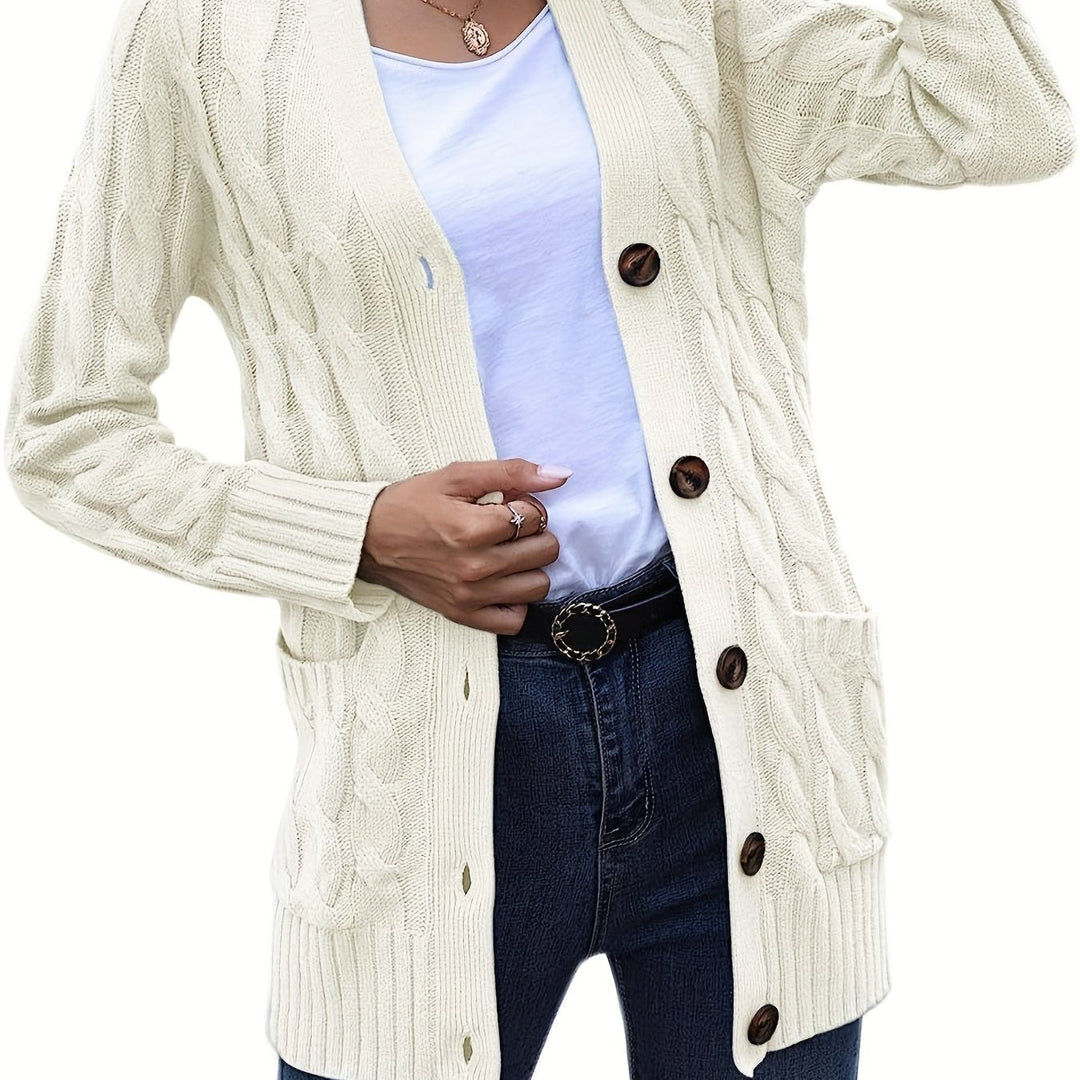 Gilet féminin en tricot pour l'automne, élégant et classique