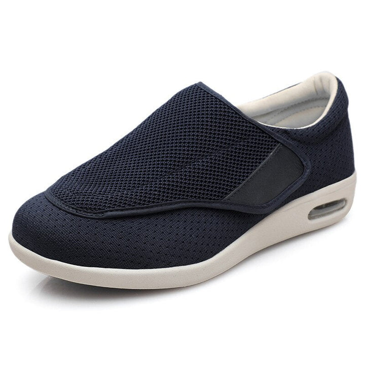 Chaussures larges en mesh respirant pour l'été, réglables, avec semelles en mousse à mémoire de forme
