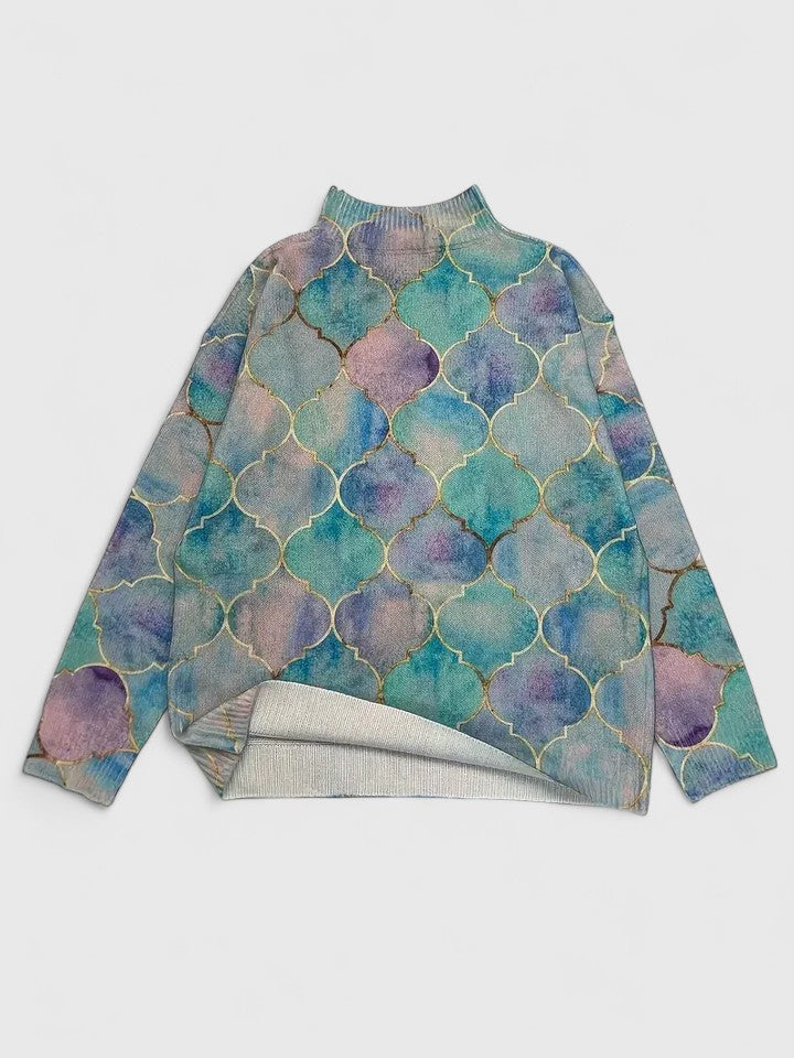 Pull en maille doux pour femme, idéal pour l’automne et les tenues quotidiennes