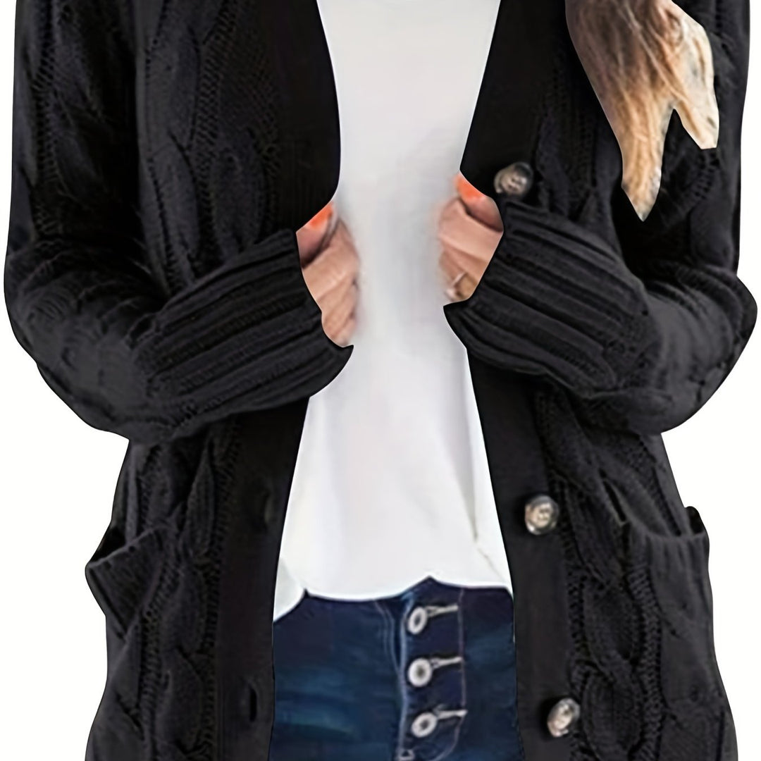 Gilet féminin en tricot pour l'automne, élégant et classique