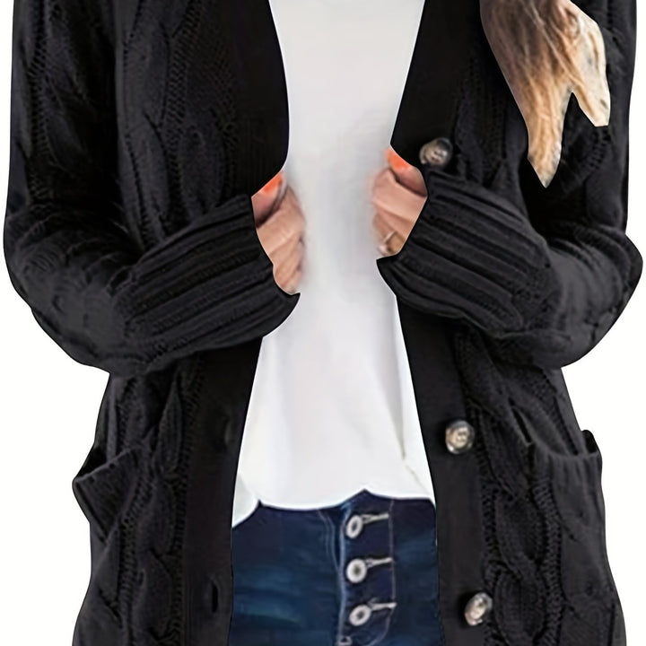 Gilet féminin en tricot pour l'automne, élégant et classique