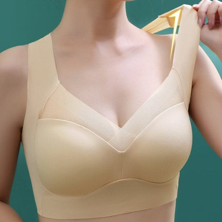 Soutien-gorge push-up sans coutures pour femme, sans armatures, en coton, pour l’automne