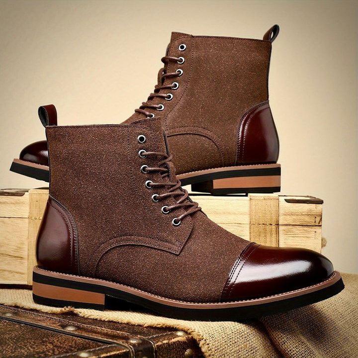 Blaze | Premium Oxford Leather Boots for Timeless Style