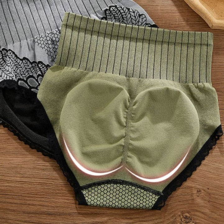 Culotte modellante donna vita alta scolpente in nylon invisibile per l'estate