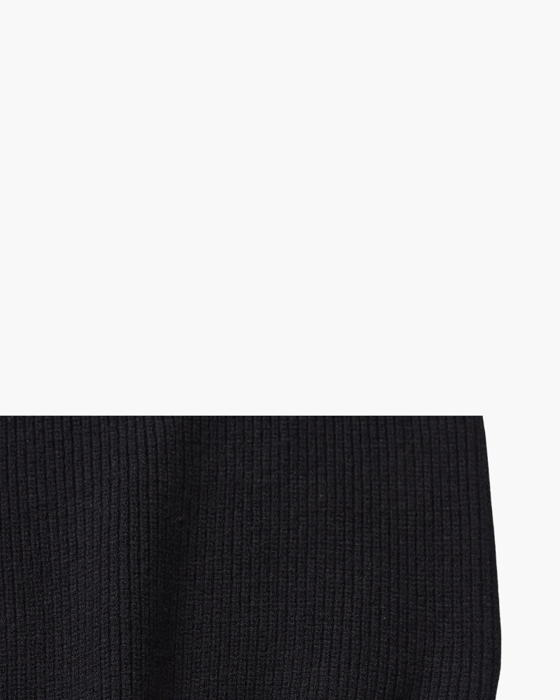Pull en laine pour homme à col zippé, côtelé, style smart casual, automne