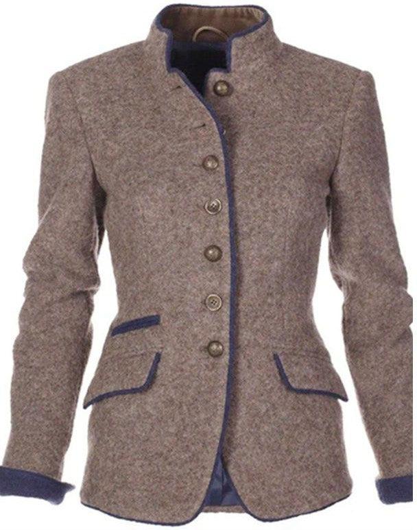 Caroline™ - Elegant Long-Sleeve Elastane Jacket