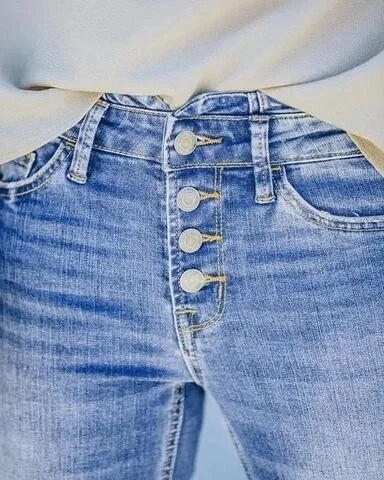 Dámské elastické džíny Hadassah pro optimální pohodlí