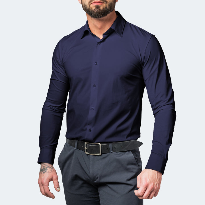 Chemise homme en coton et élasthanne, stretch et ne se froisse pas, été 2026