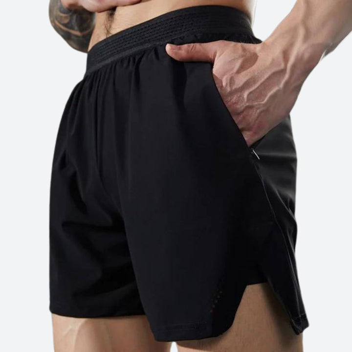 Pantaloncini sportivi da uomo in 2 pezzi Adrian - Perfetti per i momenti attivi!