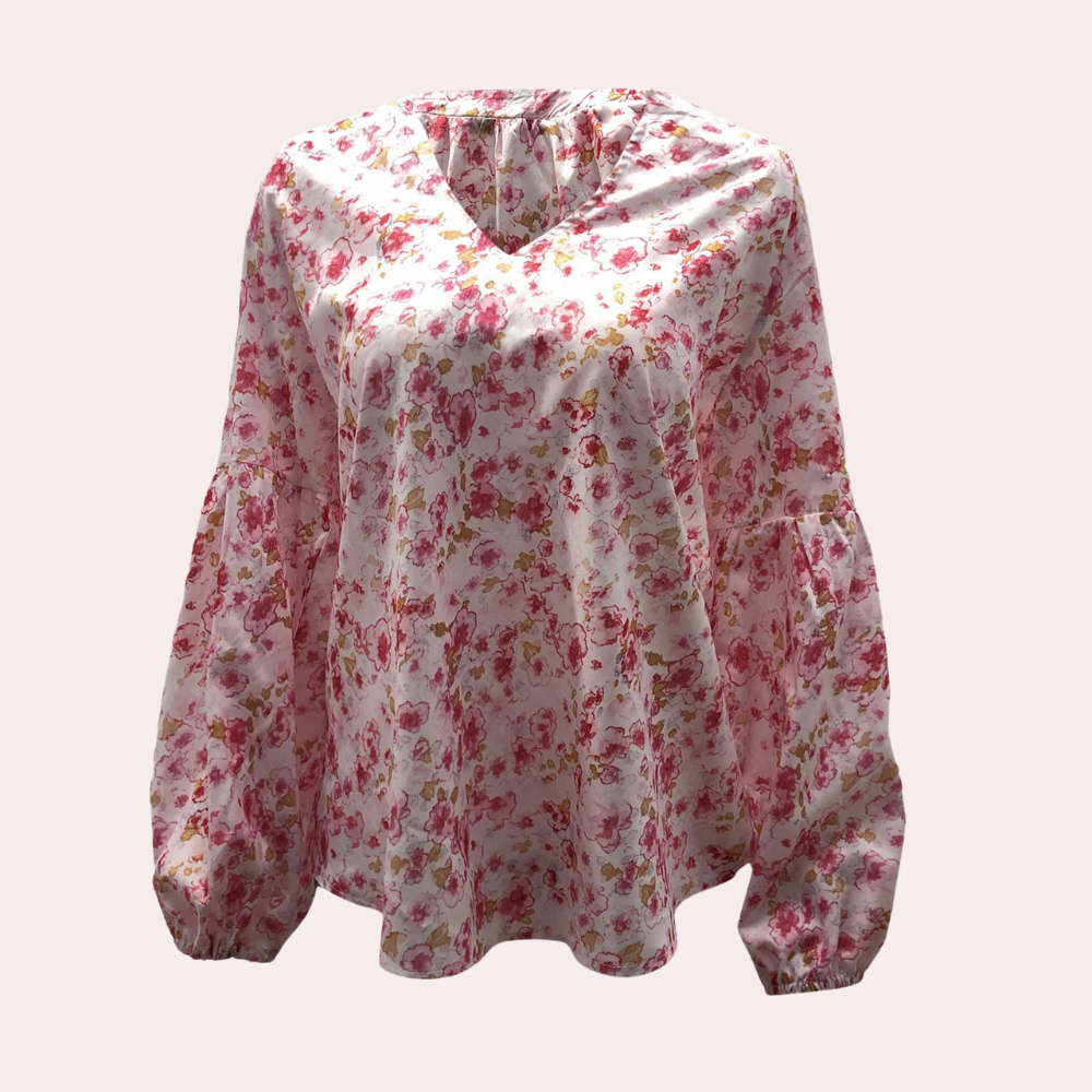 Amya - Elegant Long-Sleeve Blouse for Women