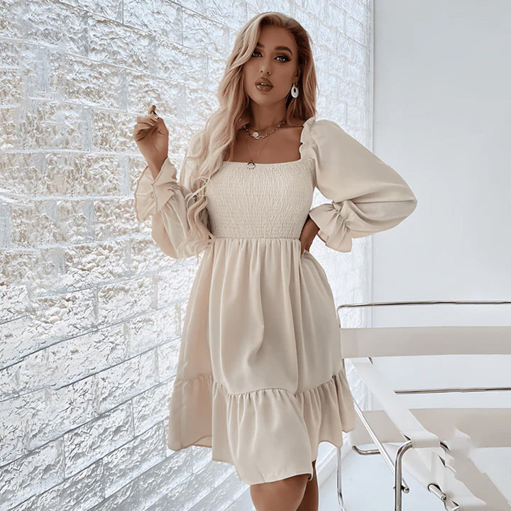 ARIA - Rochie elegantă cu volane sofisticate