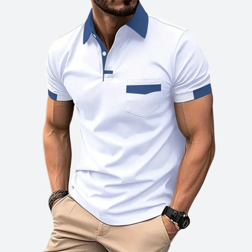 Elegant short-sleeve polo - Belirick
