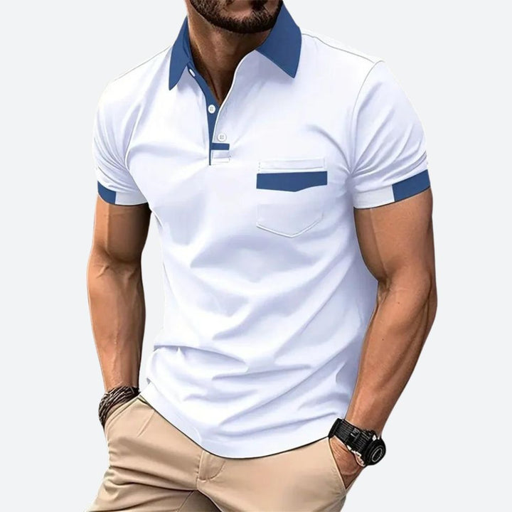 Elegant short-sleeve polo - Belirick