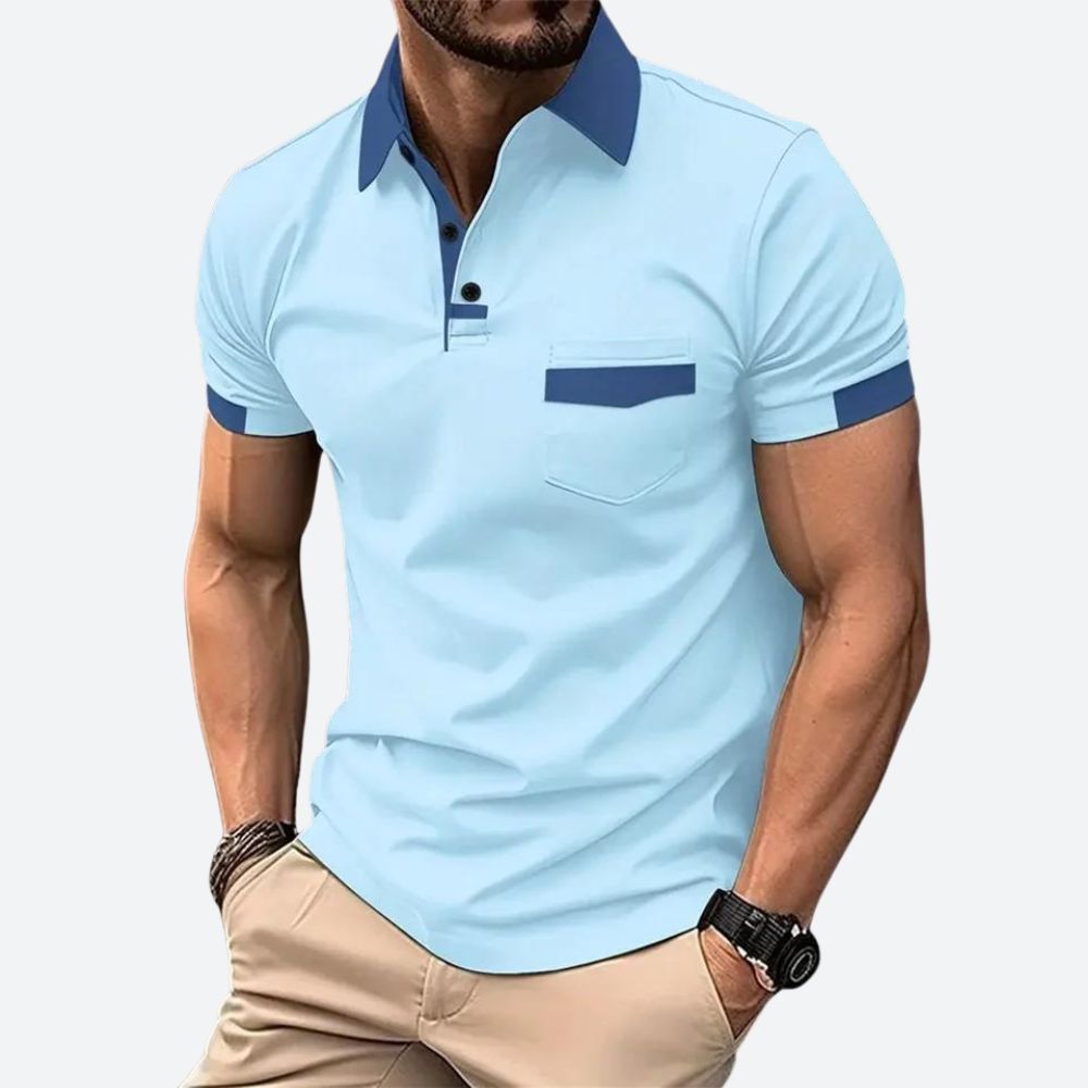 Elegant short-sleeve polo - Belirick