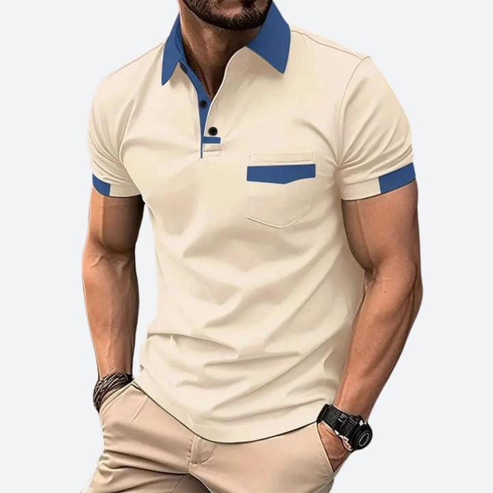 Elegant short-sleeve polo - Belirick
