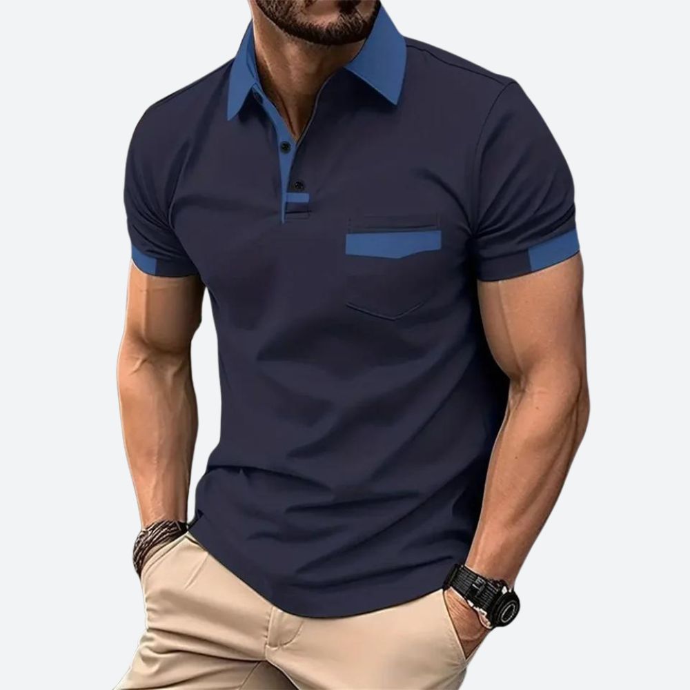 Elegant short-sleeve polo - Belirick