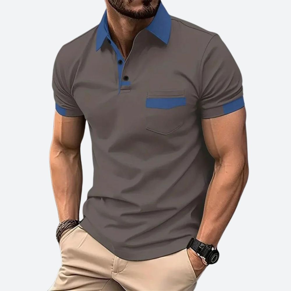 Elegant short-sleeve polo - Belirick
