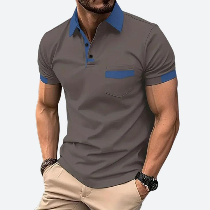 Elegant short-sleeve polo - Belirick