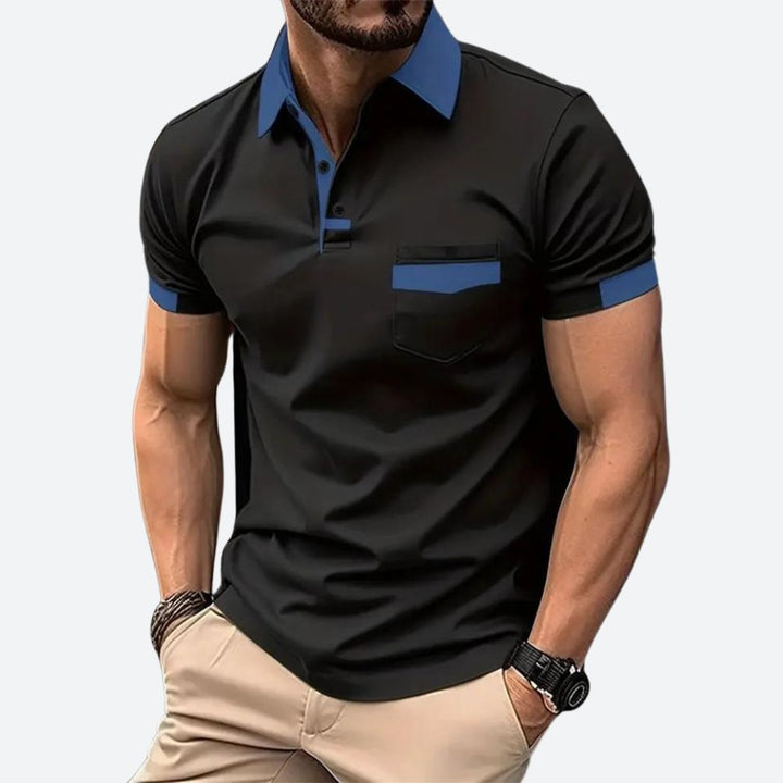 Elegant short-sleeve polo - Belirick
