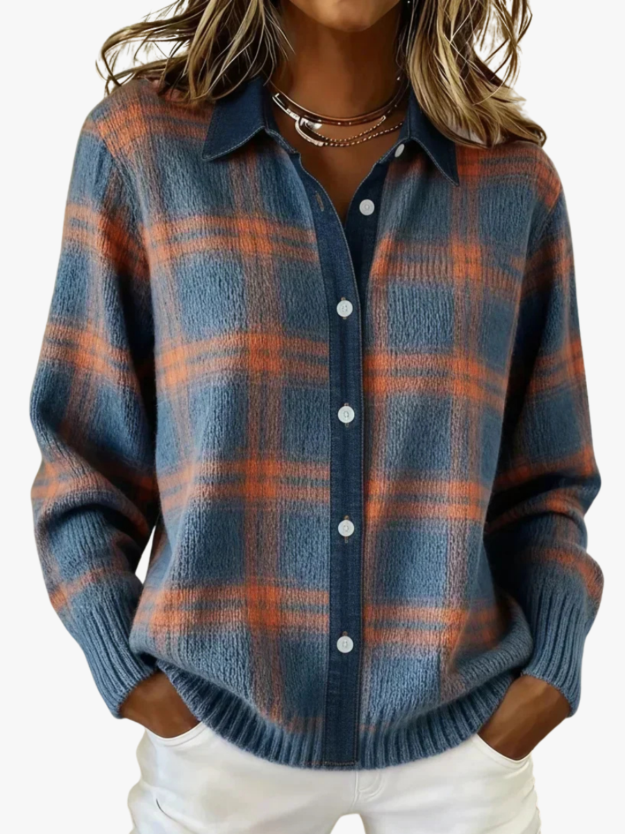 Gilet long pour femme à boutons, élégant pour l'automne, pour des tenues quotidiennes.