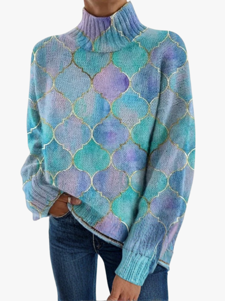 Pull en maille doux pour femme, idéal pour l’automne et les tenues quotidiennes