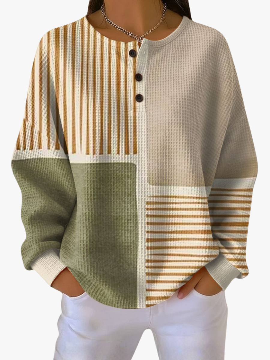 Sweat-shirt féminin en coton imprimé pour l'automne, décontracté et à porter au quotidien