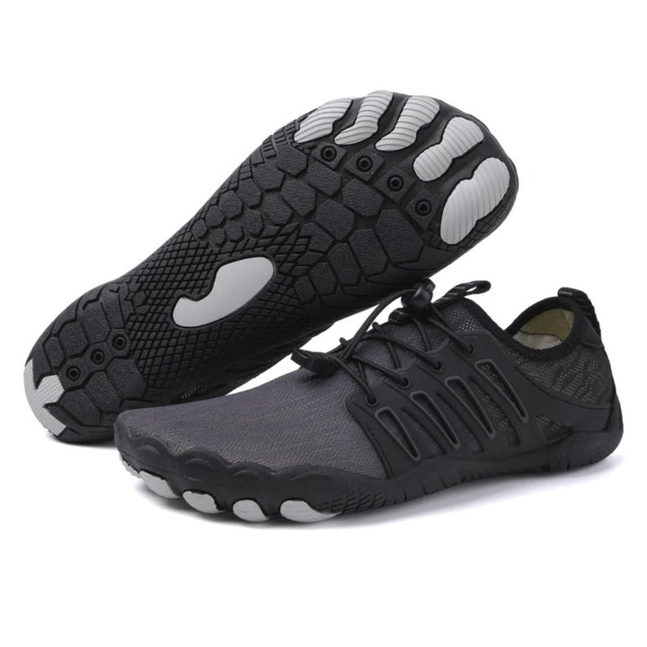 Chaussures barefoot en cuir à l'avant-pied large et semelle fine été 2026