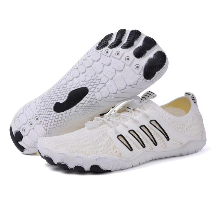 Chaussures barefoot en cuir à l'avant-pied large et semelle fine été 2026