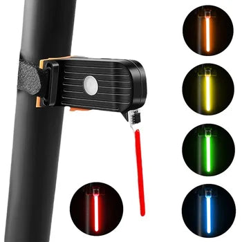 Feu arrière rechargeable pour vélo avec éclairage LED USB et plusieurs modes d'éclairage