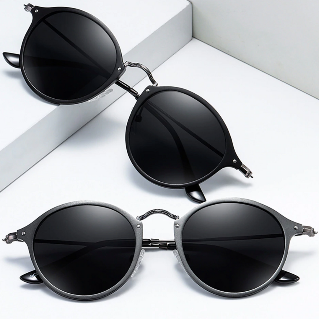 Marvin - Lunettes de soleil noires élégantes pour l'été pour les hommes