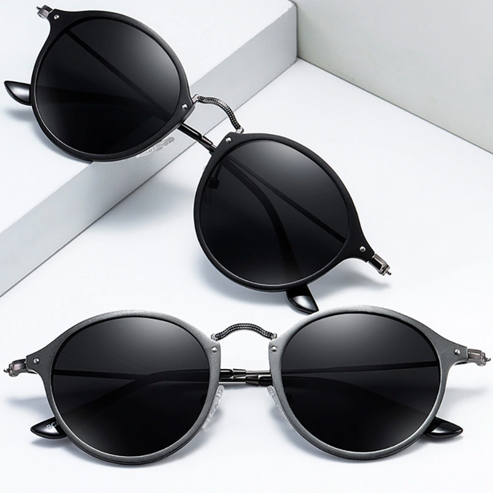 Marvin - Lunettes de soleil noires élégantes pour l'été pour les hommes