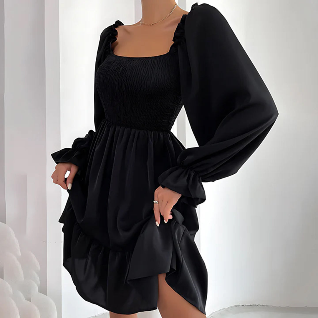 ARIA - Rochie elegantă cu volane sofisticate