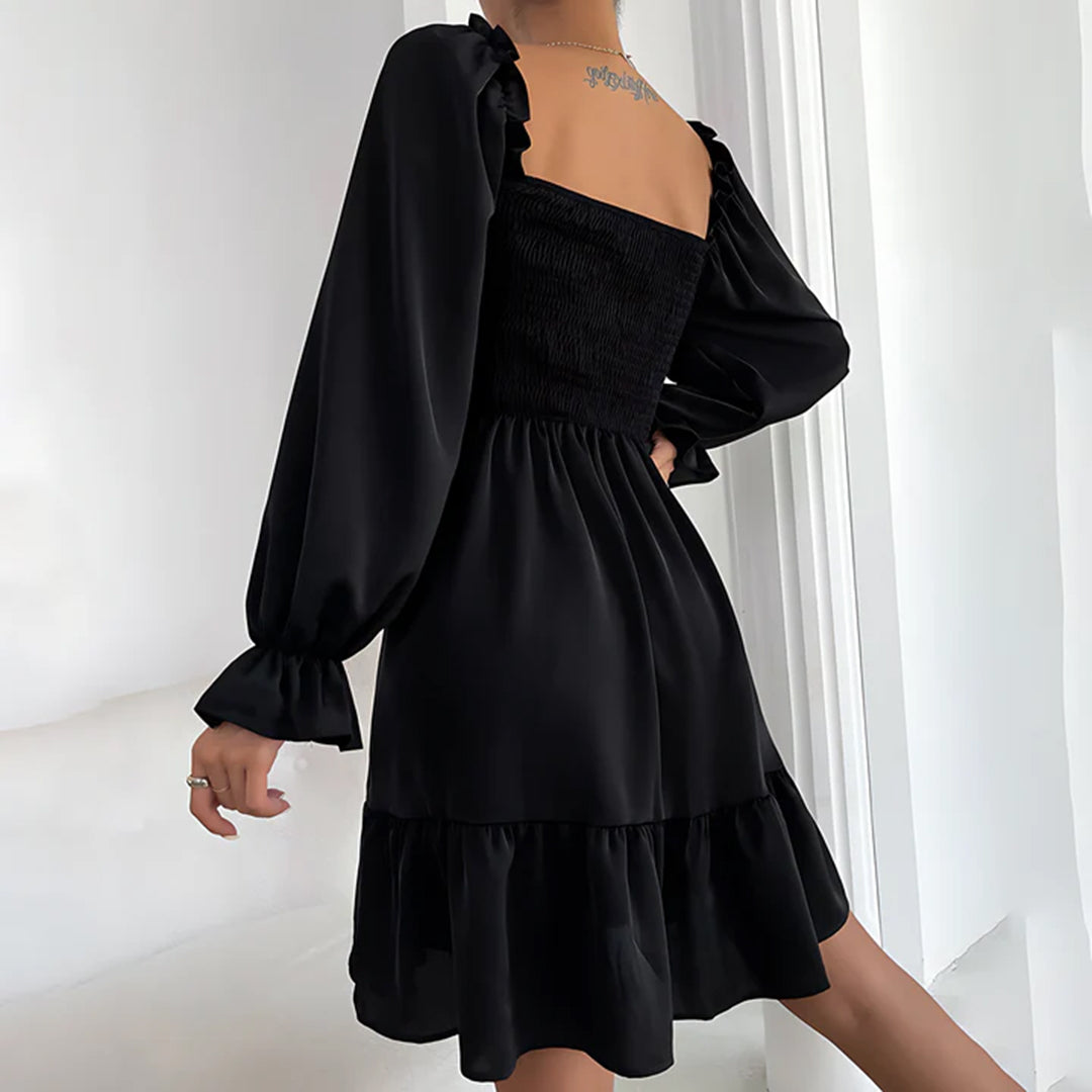 ARIA - Rochie elegantă cu volane sofisticate