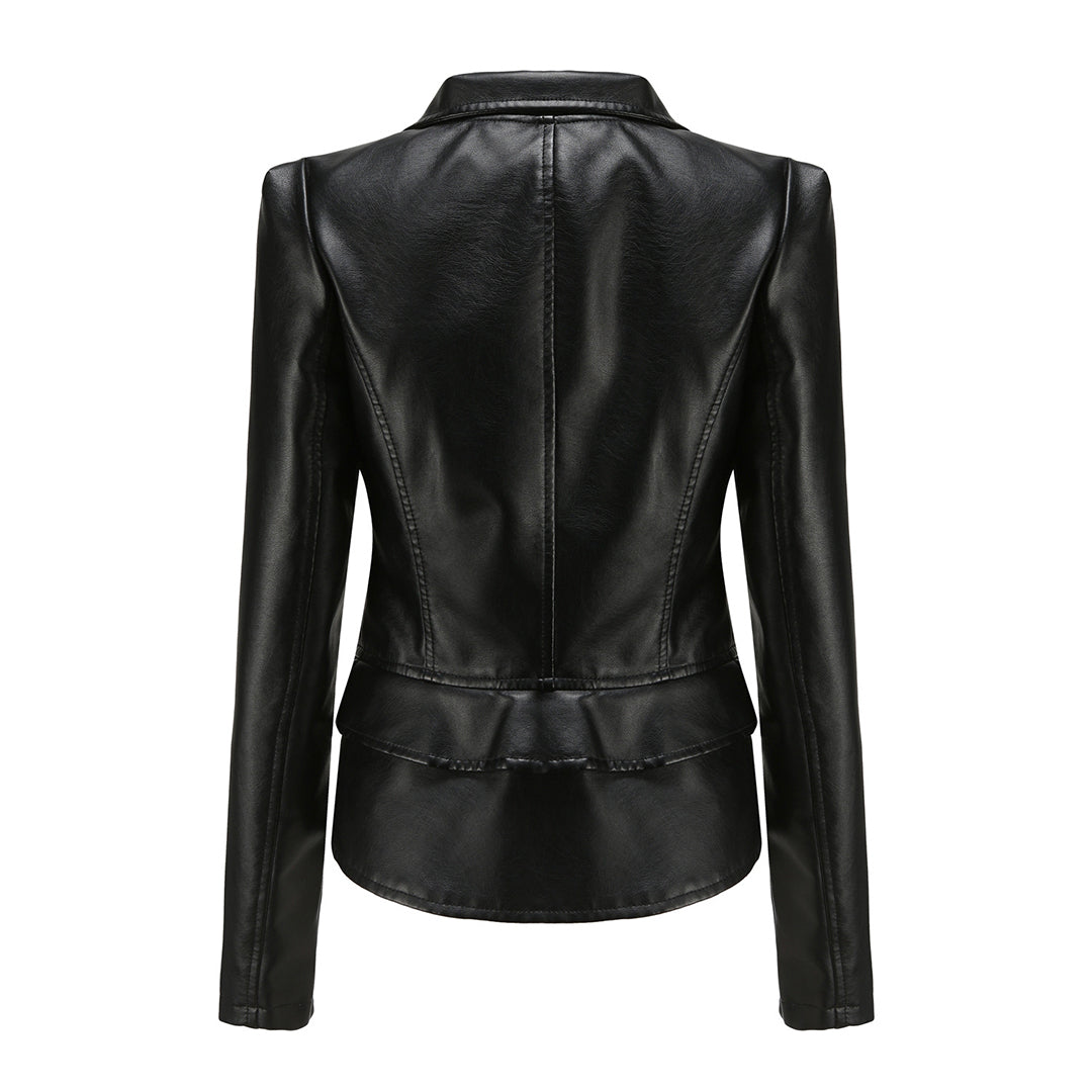 ALOJZIJA - Stylish Leather Jacket for a Timeless Look