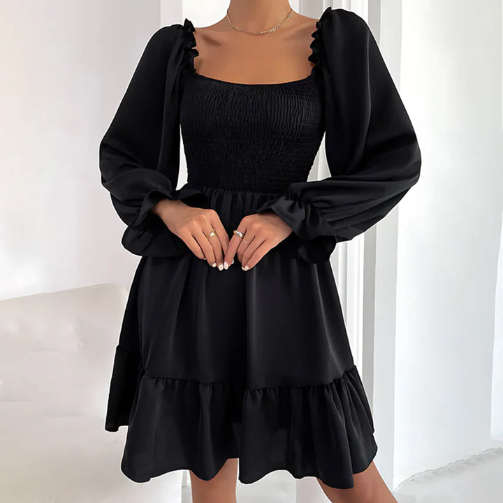 ARIA - Rochie elegantă cu volane sofisticate