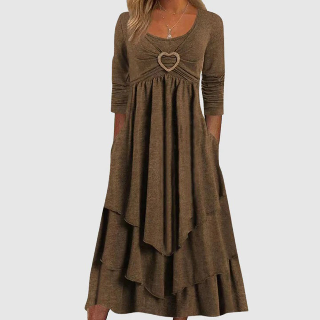 ABEBA - Robe longue élégante pour un chic sans faille