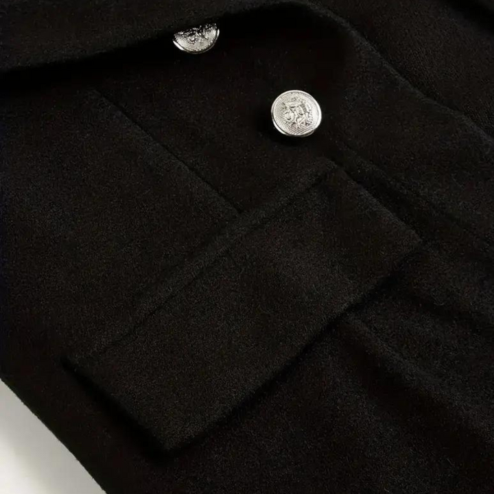 Elegant women's blazer with convenient front buttons - ARJA Casual Elegance