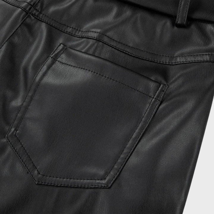 Jaska - Pantalon en cuir parfaitement ajusté