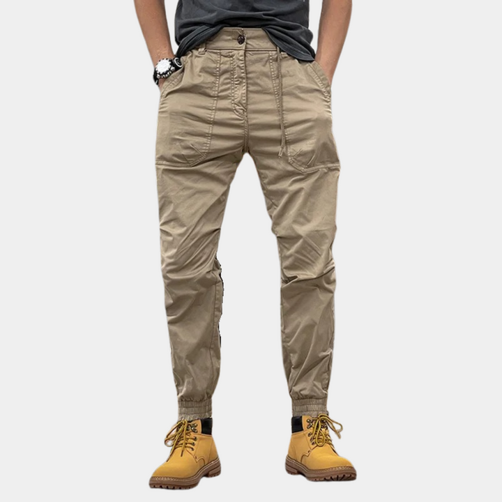 Elegantní cargo kalhoty pro muže od Delano