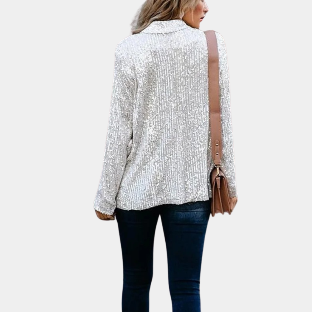 Ines - Blazer élégant à paillettes pour dames