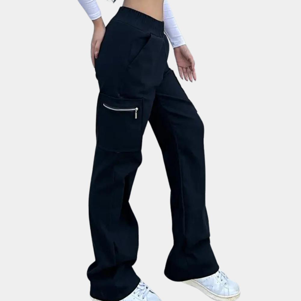 Cadenza - Pantalón cargo elegante para mujer