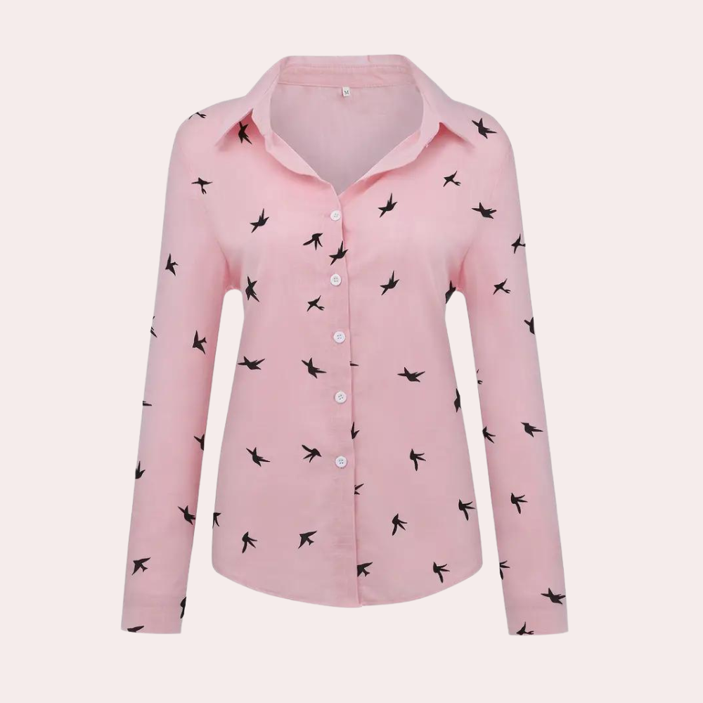 Laumina - Camicetta elegante a maniche lunghe per donne