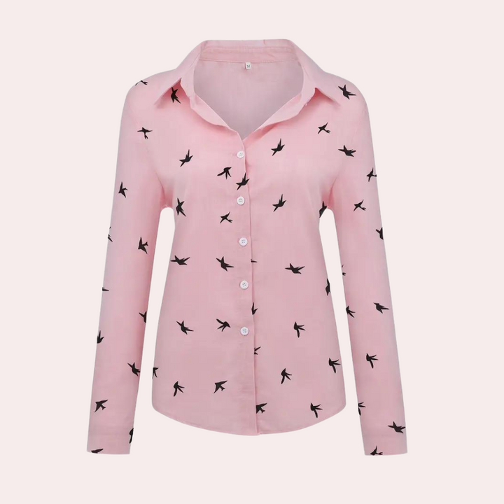Laumina - Camicetta elegante a maniche lunghe per donne