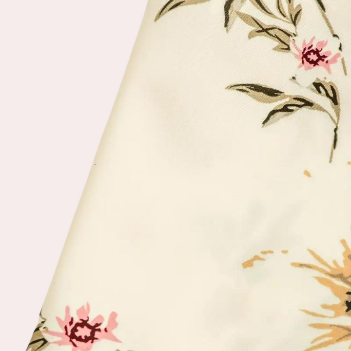 Vestido largo elegante con flores para mujeres