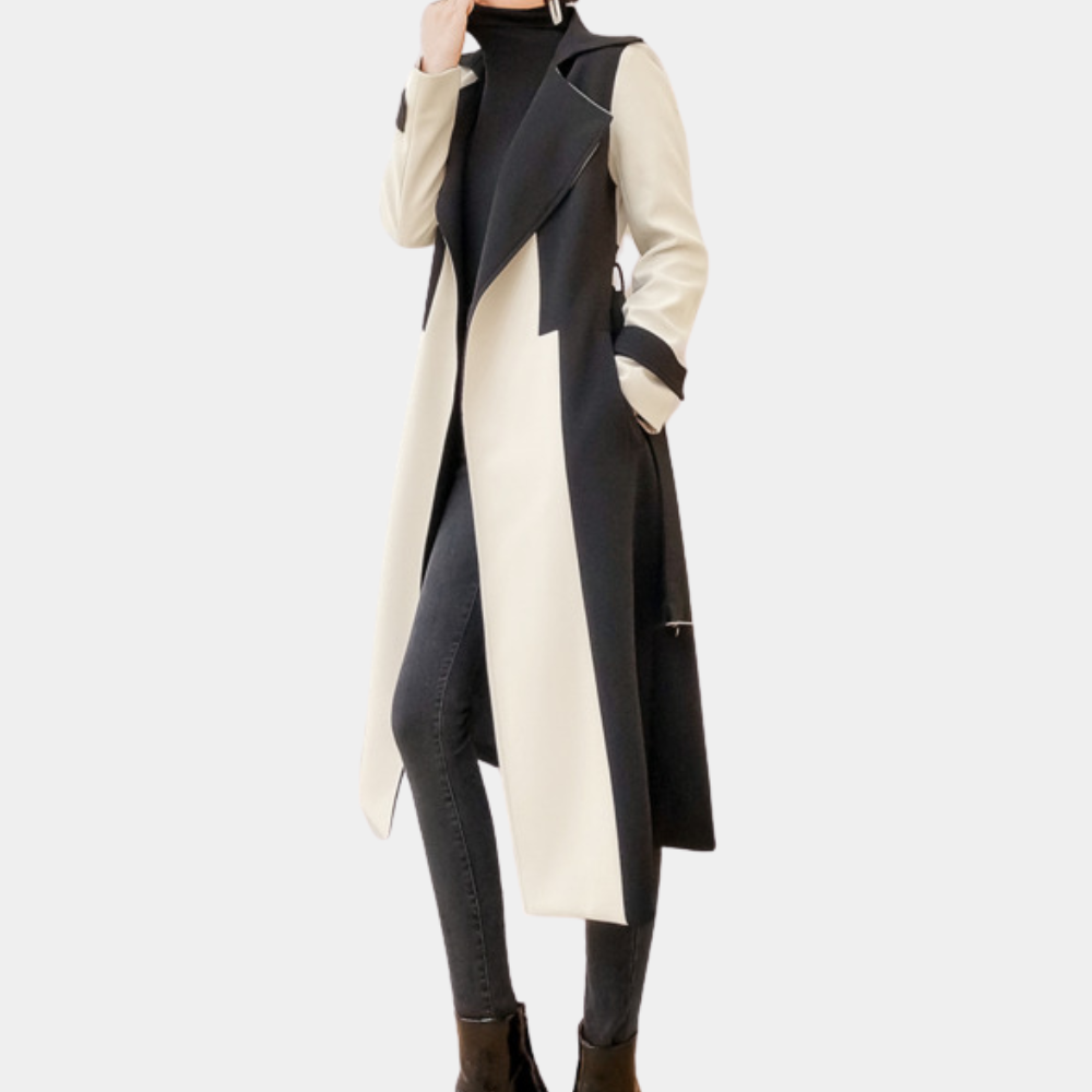 Trench-coat pour femmes avec ceinture élégante