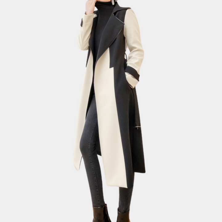 Trench-coat pour femmes avec ceinture élégante
