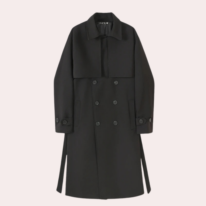 Trench coat lungo ed elegante da uomo