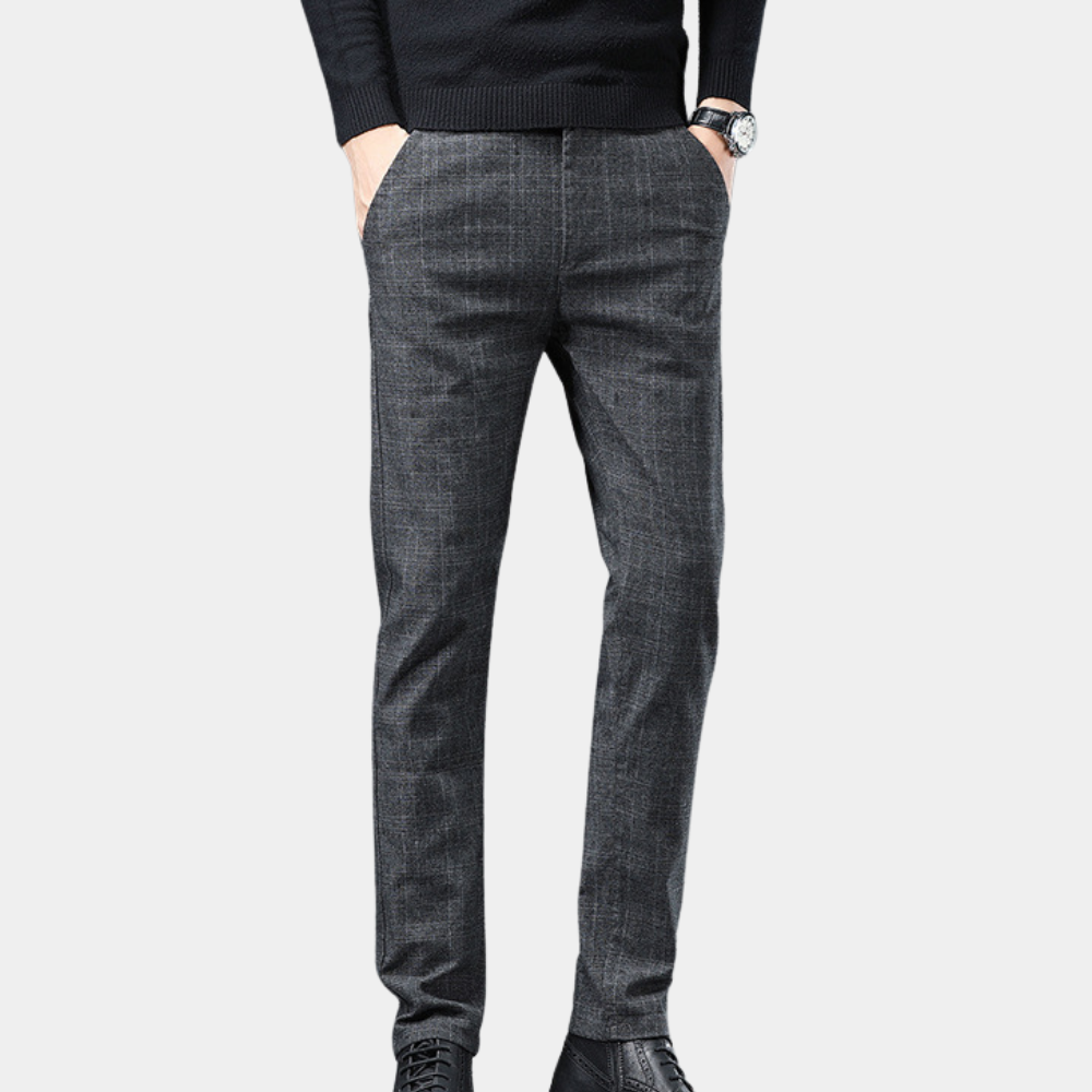 Pablo - Pantaloni classici a quadri per uomo per uno stile senza tempo
