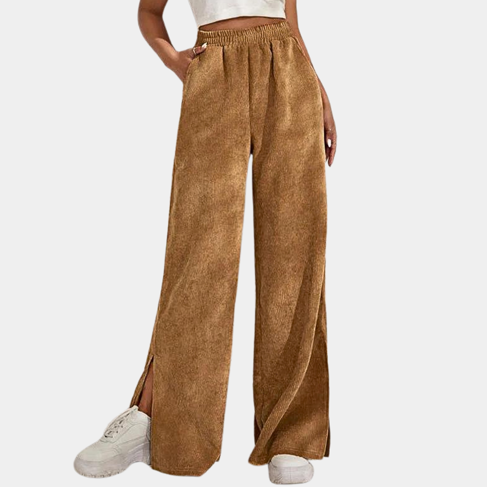 Daria - Pantalon en velours côtelé élégamment confortable pour femmes